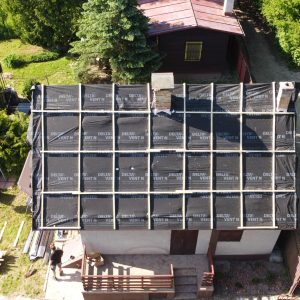 Realizácia strechy na chate Malá Ida