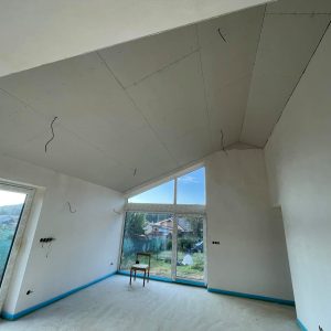 Montáž sadrokartónu a zateplenie Pod Strachou Stav